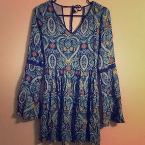 Boho paisley dress