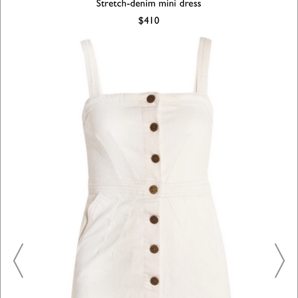 HP 💓TREND ALERT‼️ Overall white Jean dress!