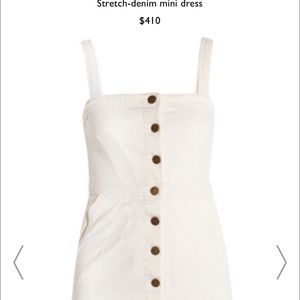 HP 💓TREND ALERT‼️ Overall white Jean dress!