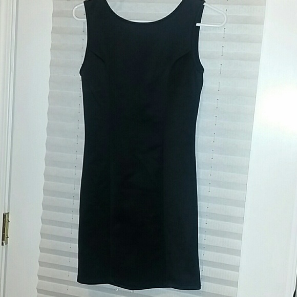 Black dress with a beautiful white bow on back