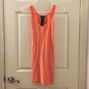 BEBE bodycon tank dress with back cut out