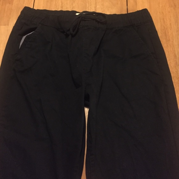 Black joggers
