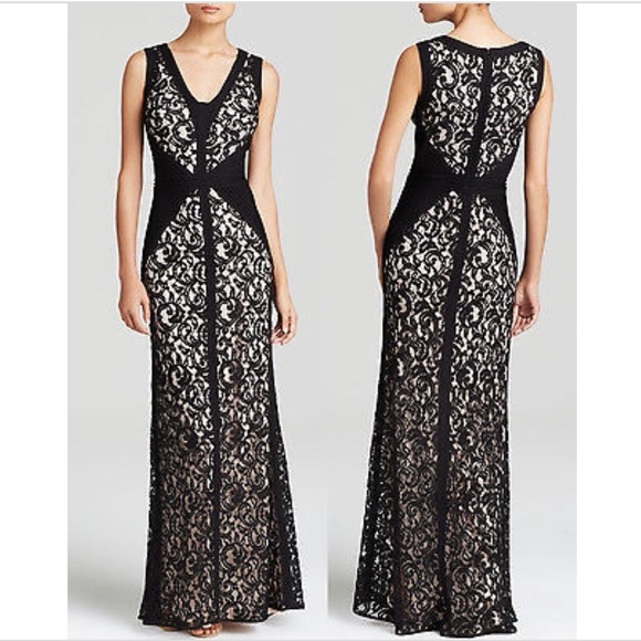 Tadashi Shoji Dresses & Skirts - Tadashi Lace Pintuck Gown