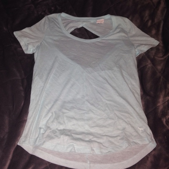 SOLD IN TRADE. ❌Light Blue PINK Tee