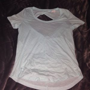 SOLD IN TRADE. ❌Light Blue PINK Tee