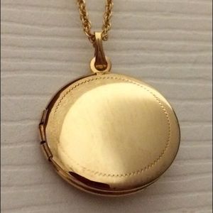 Gold locket.