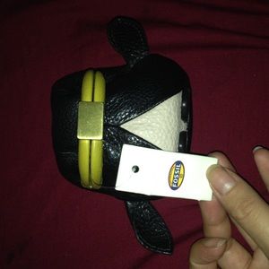 Fossil penguin coin pouch