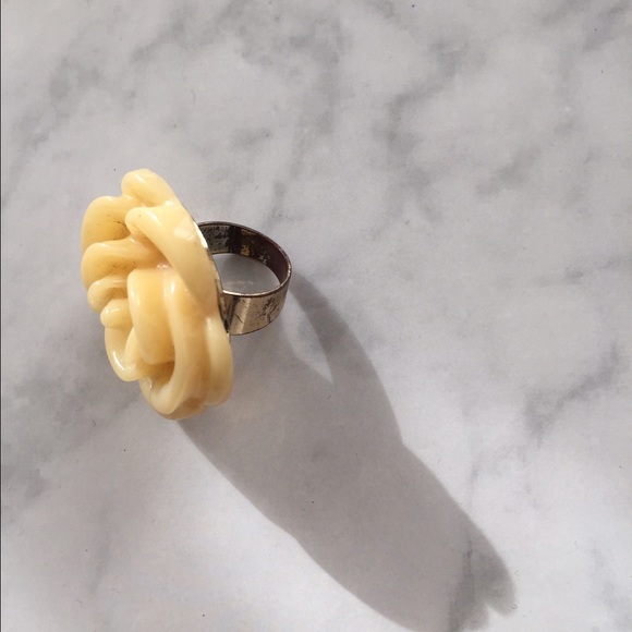 Camellia flower ring