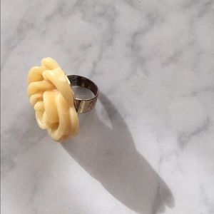 Camellia flower ring