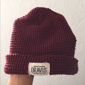 maroon beanie
