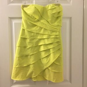 Neon green/yellow dress