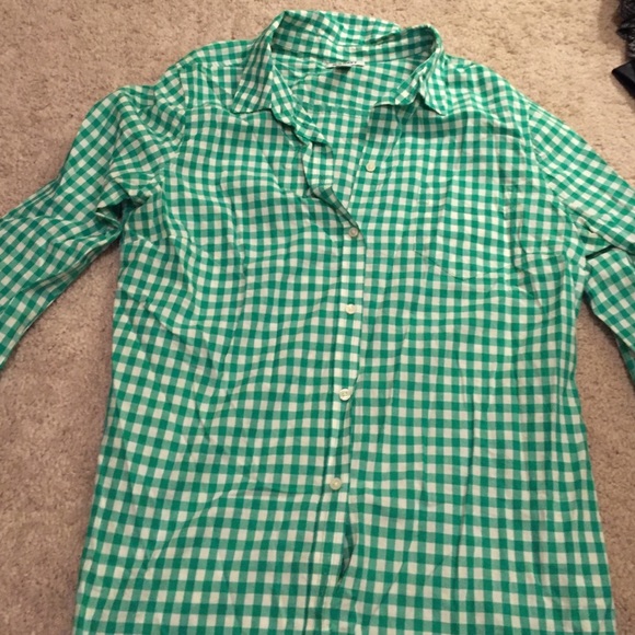 Old Navy Gingham Button Up