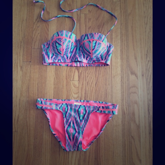 Multicolored Tribal Bikini