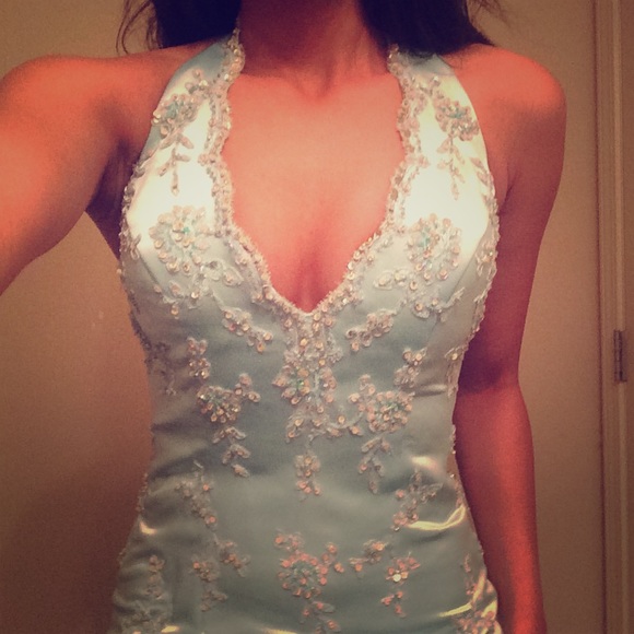 Mermaid style prom dress