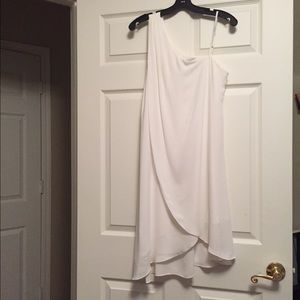 White Roman style dress