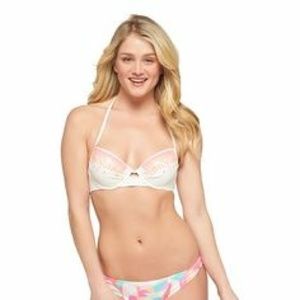 Sequin and Multicolored Bikini