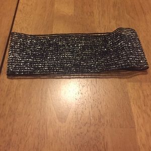 Black and silver headband