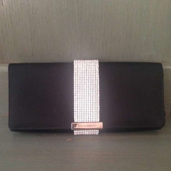 Dolce and Gabbana Satin Clutch - Picture 1 of 3