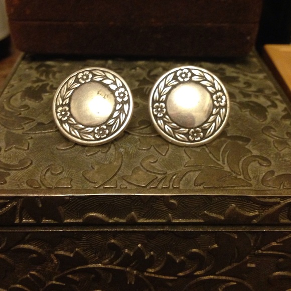Antique Screw-back Earrings
