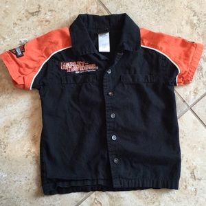 Harley Davidson collar shirt