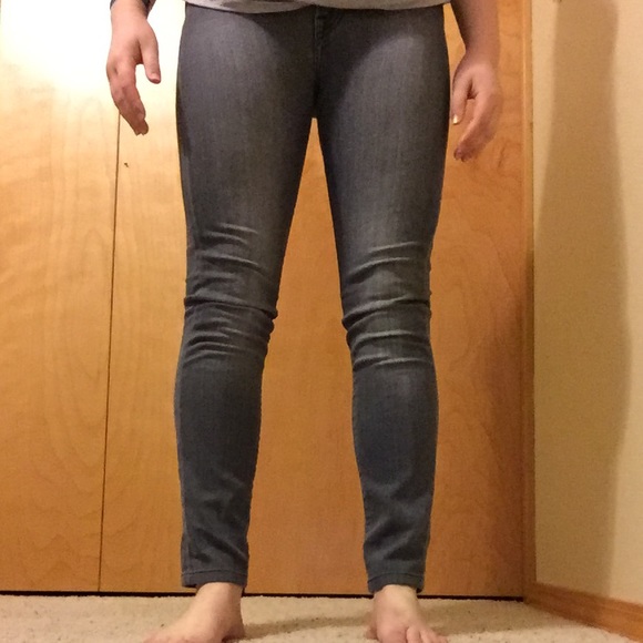 Gray jeans