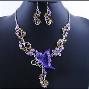 NWOT Never Worn Necklace & Earring Set