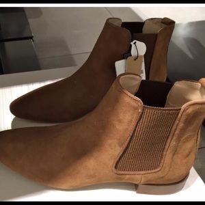 Zara camel booties 39