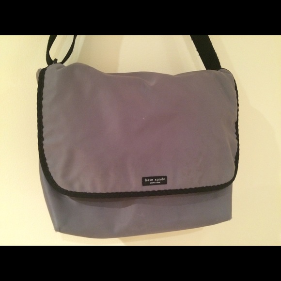 Kate Spade grey messenger bag