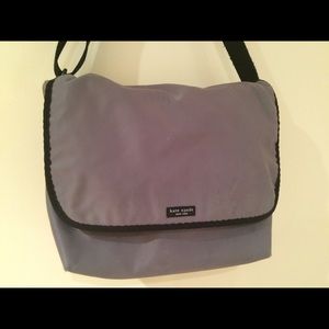 Kate Spade grey messenger bag