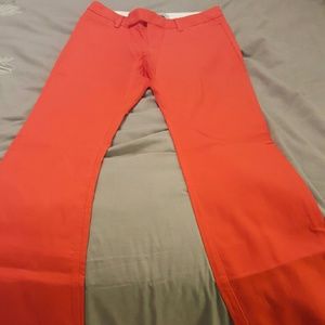 Orange dress pants