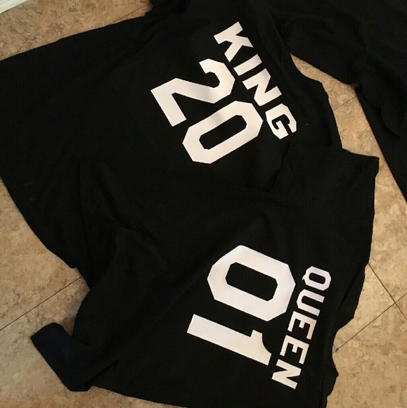 King & Queen couple shirts