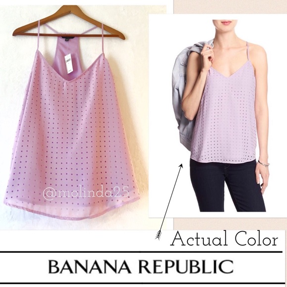 🆕Banana Republic Perforated Tank Top - Picture 2 of 3