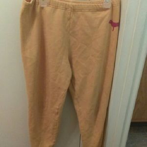 Pink Victoria's secret sweat pants