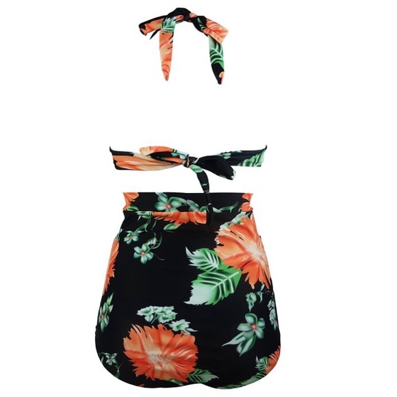 🌺HostPick🌺NWT Black High-Waisted Swimsuit Bikini - Picture 2 of 4