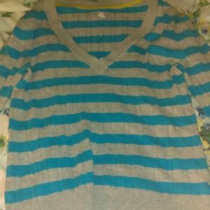 Old navy blue stripped sweater