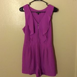 💜 Purple Ruffled Romper 💜