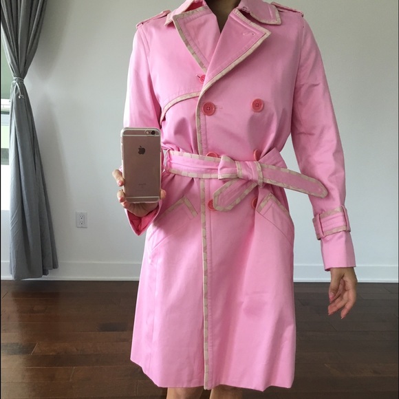 coach pink coat