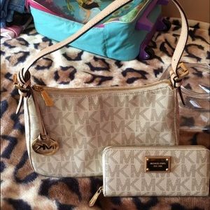 Michael Kors purse and wallet