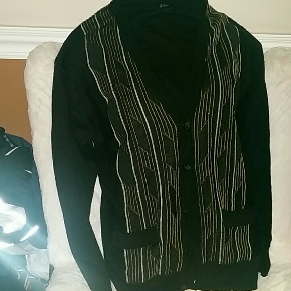 SZ L GABICCI BUTTON FRONT CARDIGAN SWRATER