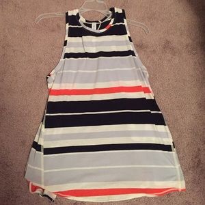 Lulu Lemon striped yoga tank