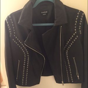 Bebe leather jacket