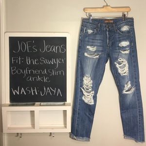 Joe's Jeans: the Sawyer Boyfriend Slim ankle, Jaya
