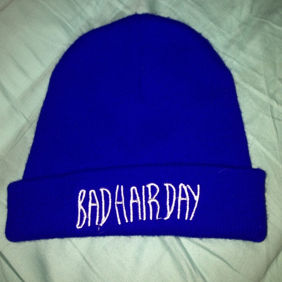Blue "Bad Hair Day" Hat