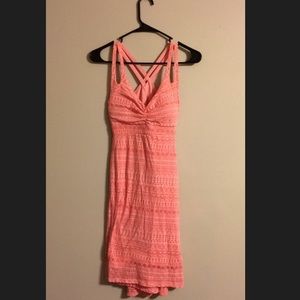 Light pink tribal active strappy dress
