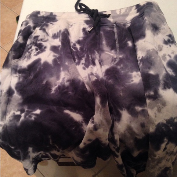 Tie dye shorts