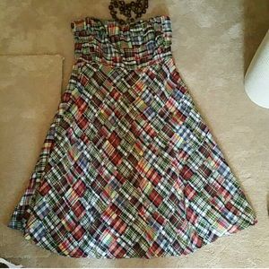 JCrew Madras Dress
