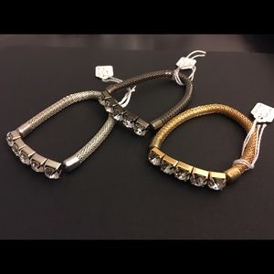 Bling faux Diamond Stretch Bracelets - All three!