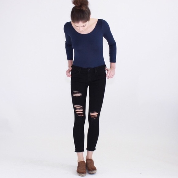 Atid Clothing Other - {SALE Atid Clothing Navy Bodysuit}