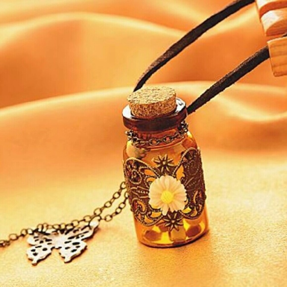 Glass Jar Wish Necklace