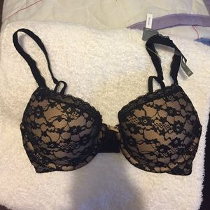 NWT Black and Tan lace Aerie Bra